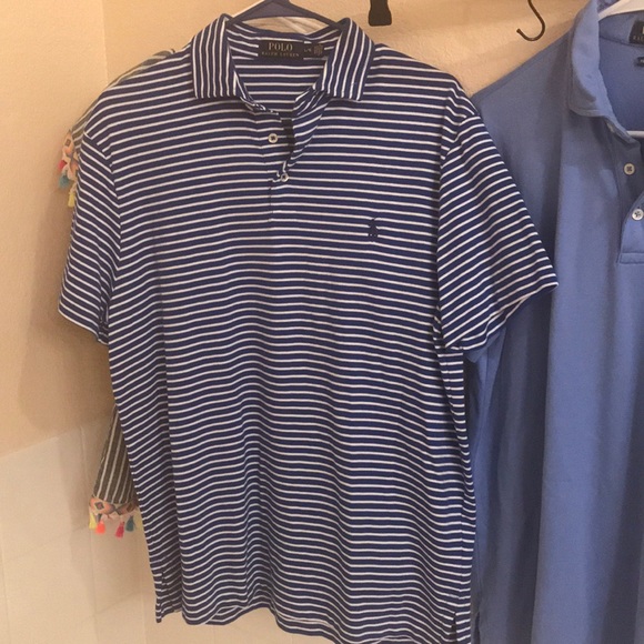 Polo by RL nice navy striped polo EUC - Picture 2 of 4